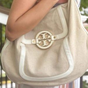 Tory Burch Burlap Amanda Hobo Bag